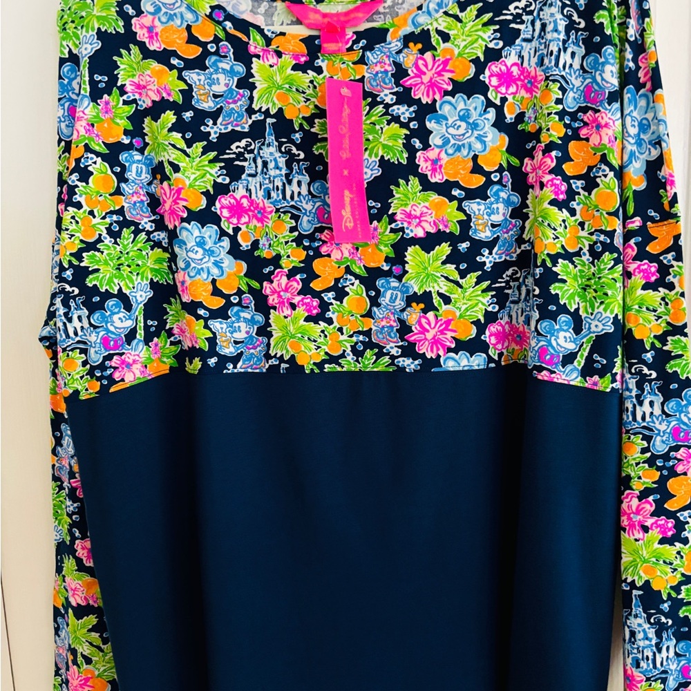 Lilly Loves Disney Finn Top NWT Size XL Mickey Minnie Cinderella Castle